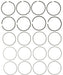 Engine Piston Ring Set MAHLE Clevite 42080CP