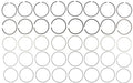 Engine Piston Ring Set MAHLE Clevite 42082CP