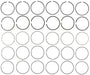 Engine Piston Ring Set MAHLE Clevite 42087CP