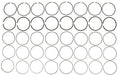 Engine Piston Ring Set MAHLE Clevite 42091CP