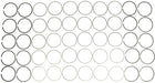 Engine Piston Ring Set MAHLE Clevite 42092CP