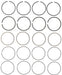Engine Piston Ring Set MAHLE Clevite 42101CP