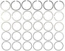 Engine Piston Ring Set MAHLE Clevite 42102CP