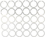 Engine Piston Ring Set MAHLE Clevite 42102CP