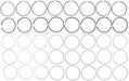 Engine Piston Ring Set MAHLE Clevite 42108CP