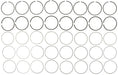 Engine Piston Ring Set MAHLE Clevite 42112CP.030