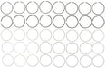 Engine Piston Ring Set MAHLE Clevite 42115CP.030