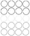 Engine Piston Ring Set MAHLE Clevite 42116CP