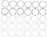 Engine Piston Ring Set MAHLE Clevite 42120CP