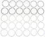 Engine Piston Ring Set MAHLE Clevite 42120CP.010