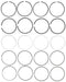 Engine Piston Ring Set MAHLE Clevite 42143.030