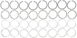 Engine Piston Ring Set MAHLE Clevite 42160.010