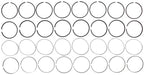 Engine Piston Ring Set MAHLE Clevite 42160.040