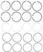 Engine Piston Ring Set MAHLE Clevite 42171