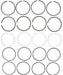Engine Piston Ring Set MAHLE Clevite 42185.020