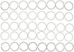 Engine Piston Ring Set MAHLE Clevite 42215CP