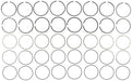Engine Piston Ring Set MAHLE Clevite 42215CP.020