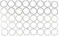 Engine Piston Ring Set MAHLE Clevite 42216CP
