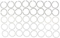 Engine Piston Ring Set MAHLE Clevite 42216CP