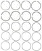 Engine Piston Ring Set MAHLE Clevite 42249CP.030