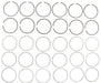 Engine Piston Ring Set MAHLE Clevite 42250CP