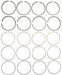 Engine Piston Ring Set MAHLE Clevite 42252CP