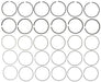 Engine Piston Ring Set MAHLE Clevite 42253CP