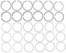 Engine Piston Ring Set MAHLE Clevite 42253CP.030