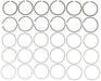 Engine Piston Ring Set MAHLE Clevite 42253CP.030