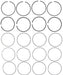 Engine Piston Ring Set MAHLE Clevite 42258CP.020