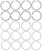 Engine Piston Ring Set MAHLE Clevite 42258CP.030
