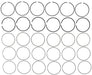 Engine Piston Ring Set MAHLE Clevite 42266CP.010