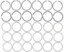 Engine Piston Ring Set MAHLE Clevite 42266CP.030