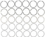 Engine Piston Ring Set MAHLE Clevite 42273CP