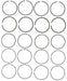 Engine Piston Ring Set MAHLE Clevite 42279CP.030