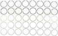 Engine Piston Ring Set MAHLE Clevite 42280CP