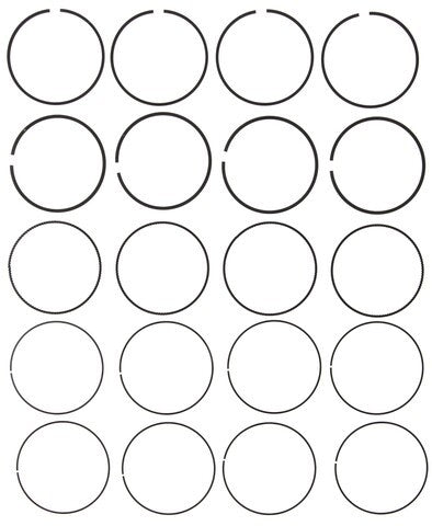 Engine Piston Ring Set MAHLE Clevite 42282CP