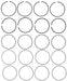 Engine Piston Ring Set MAHLE Clevite 42282CP