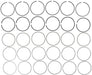 Engine Piston Ring Set MAHLE Clevite 42283CP.010