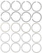 Engine Piston Ring Set MAHLE Clevite 42284CP