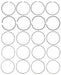 Engine Piston Ring Set MAHLE Clevite 42285CP
