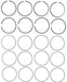 Engine Piston Ring Set MAHLE Clevite 42286CP