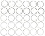 Engine Piston Ring Set MAHLE Clevite 42292CP