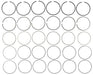 Engine Piston Ring Set MAHLE Clevite 42296CP.030