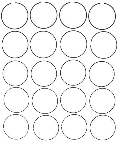 Engine Piston Ring Set MAHLE Clevite 42299CP
