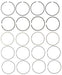 Engine Piston Ring Set MAHLE Clevite 42300CP