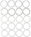 Engine Piston Ring Set MAHLE Clevite 42300CP.010
