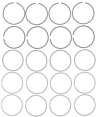 Engine Piston Ring Set MAHLE Clevite 42306CP.030