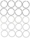 Engine Piston Ring Set MAHLE Clevite 42308CP