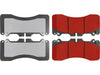 Disc Brake Pad Centric Parts 500.14400